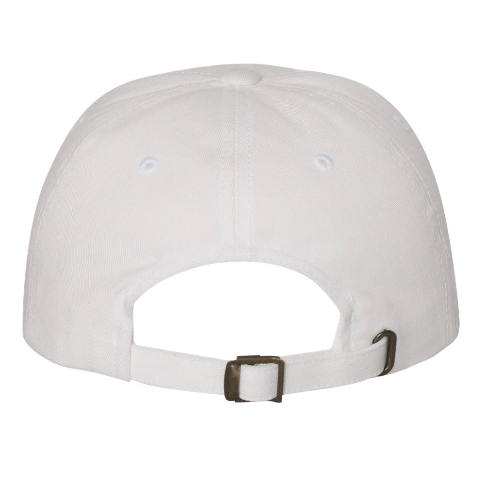 Dog Dad White- Embroidered Buckle Closer Dad Hat