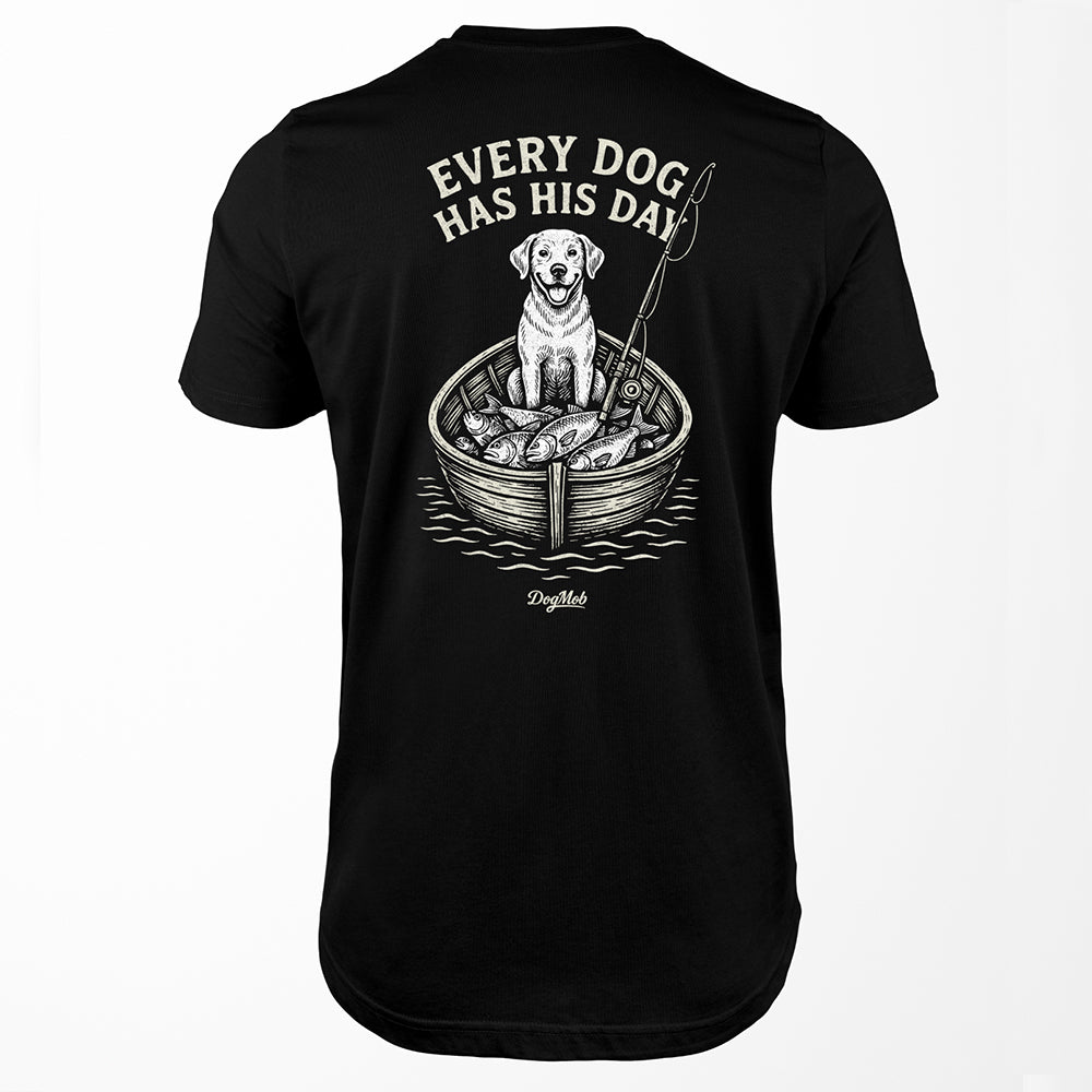 Every Dog Has His Day Premium Tee Black