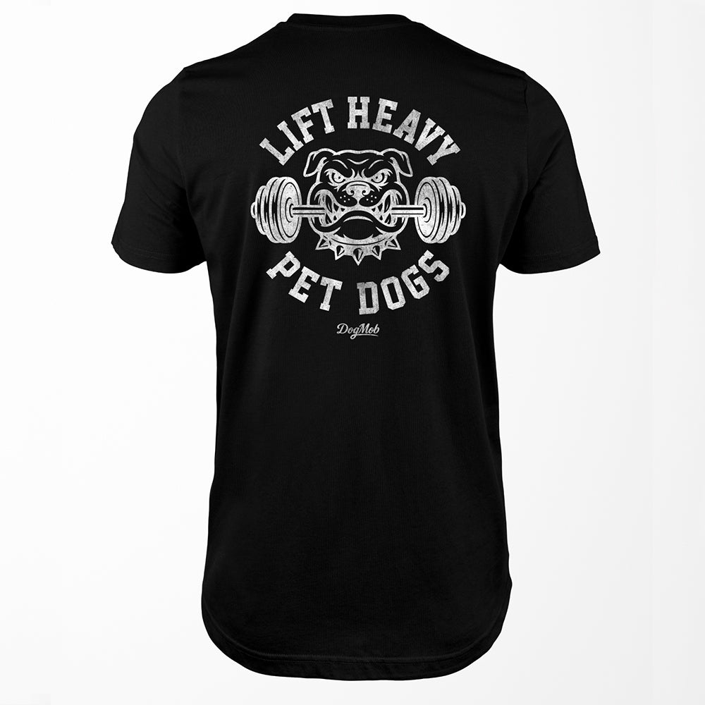 Lift Heavy Pet Dogs Bulldog Premium Tee Black