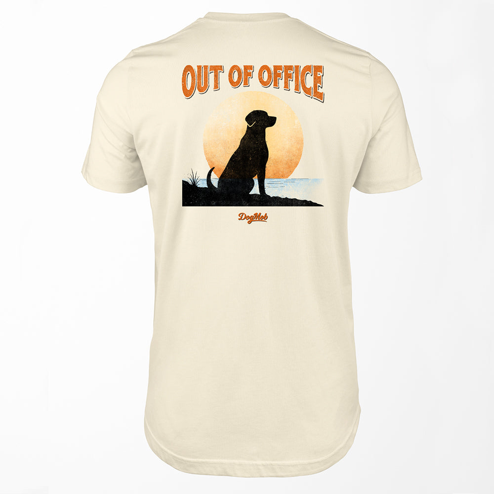 Out Of Office Sunset Premium Tee Natural