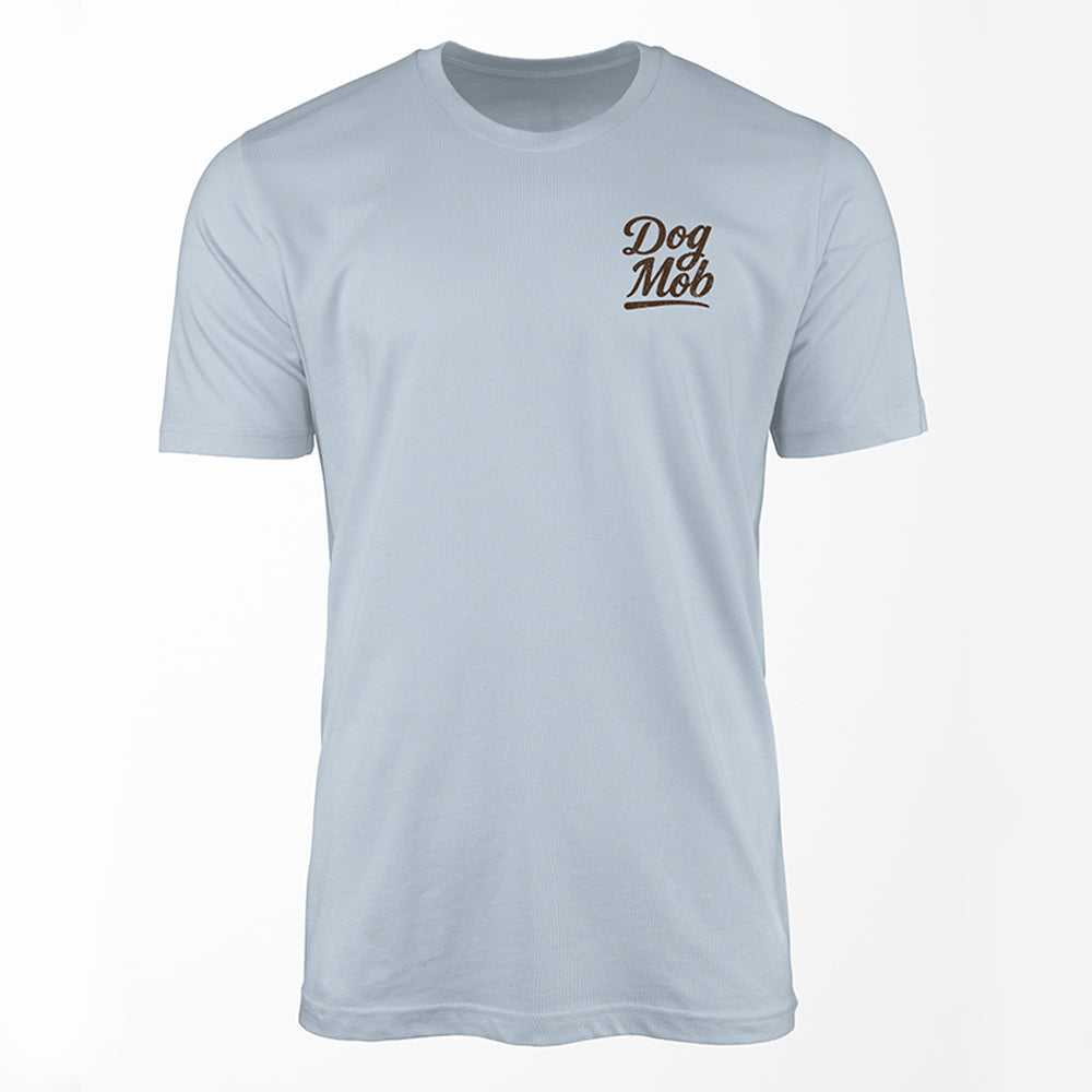 Out Of Office Camping Premium Tee Light Blue
