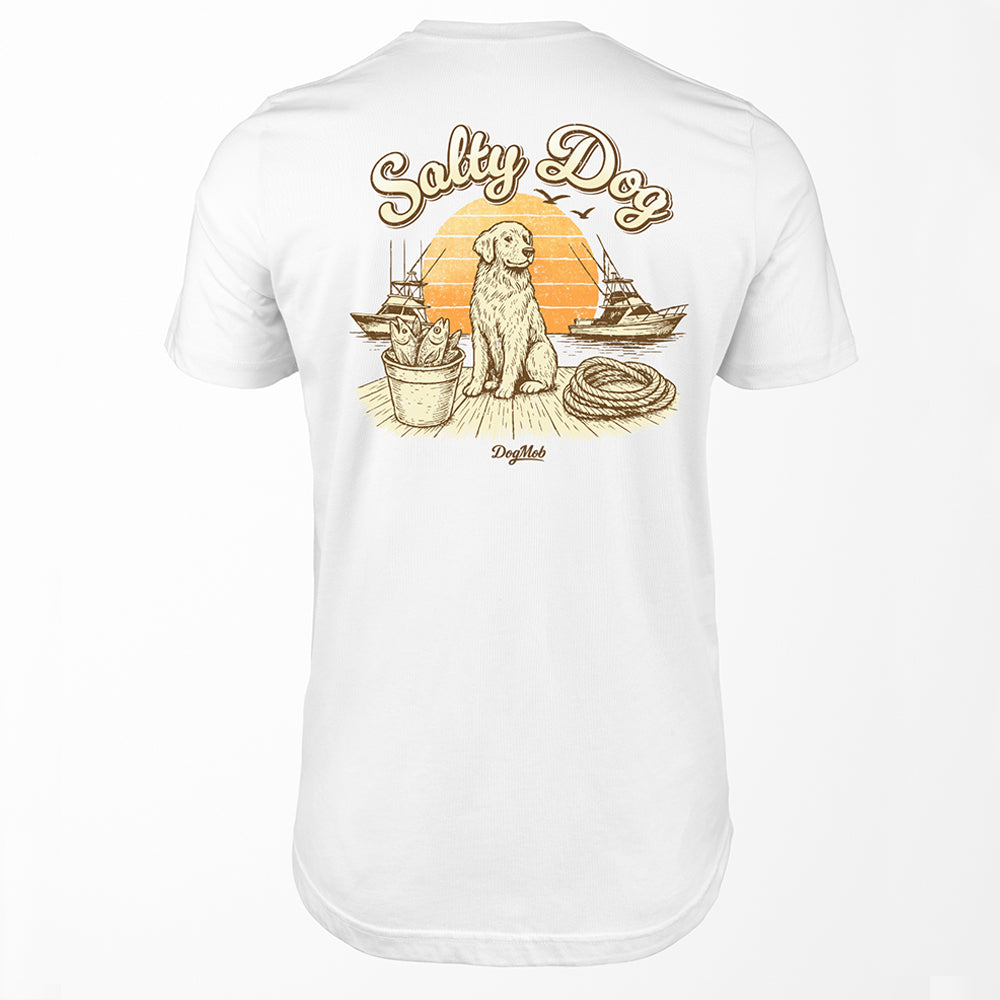 Salty Dog Premium Tee White