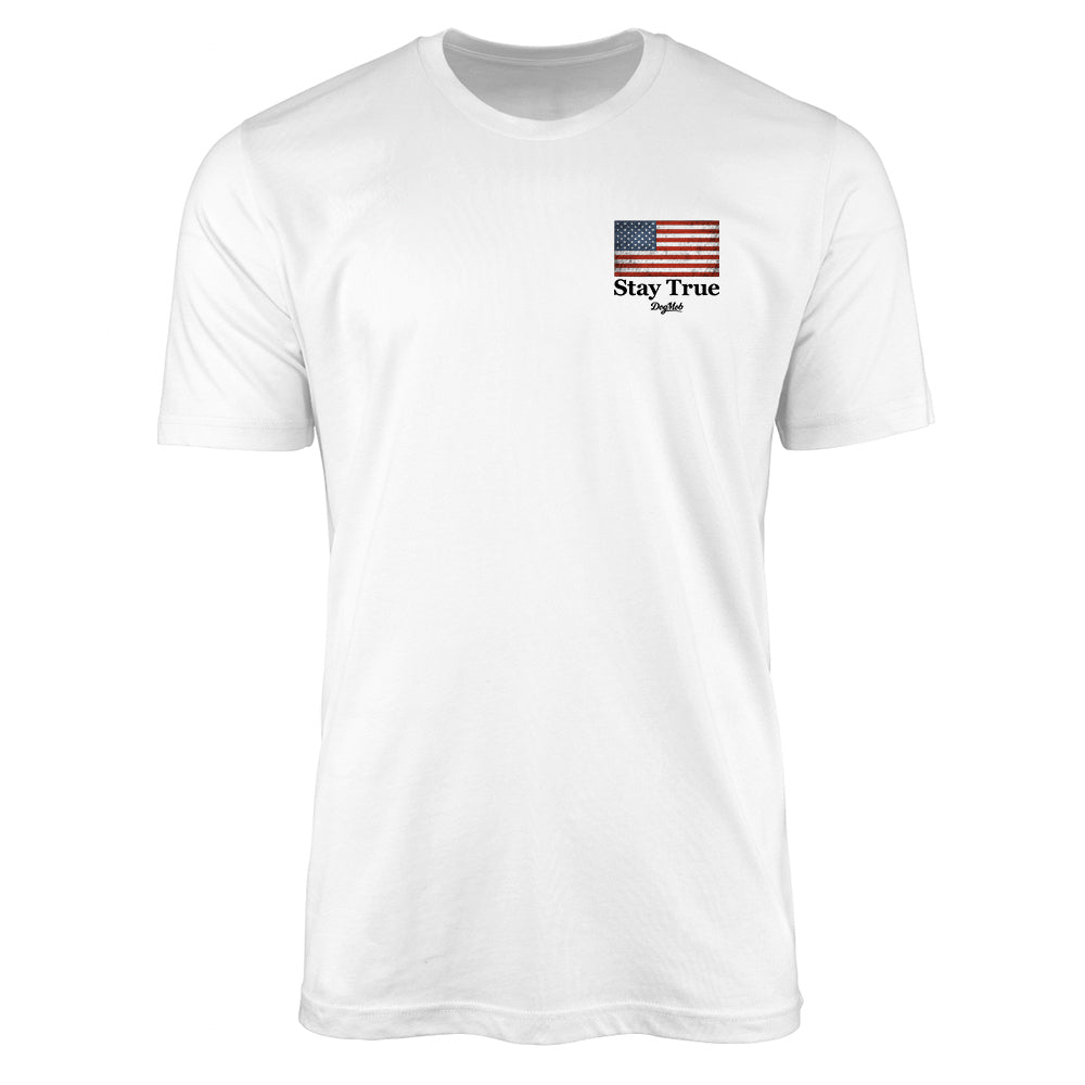Stay True Premium Tee White
