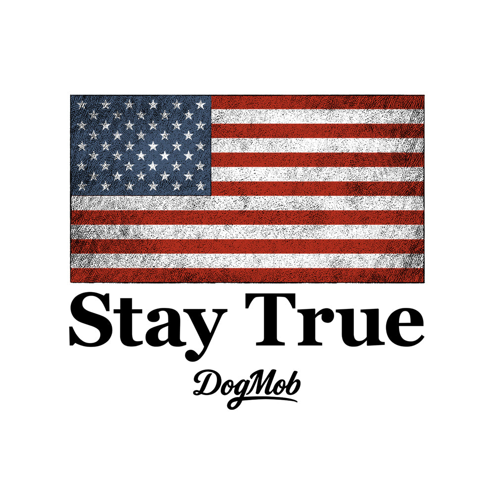 Stay True Premium Tee White