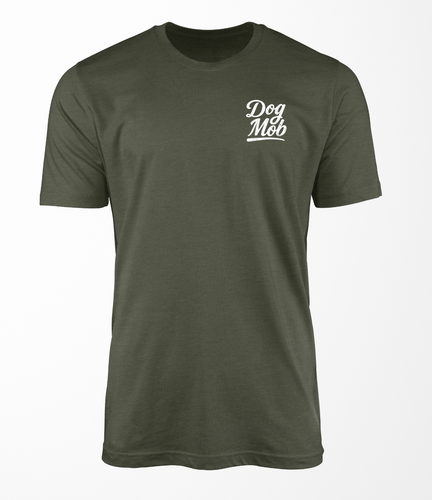 Dogs & Freedom Flag Premium Tee Military Green
