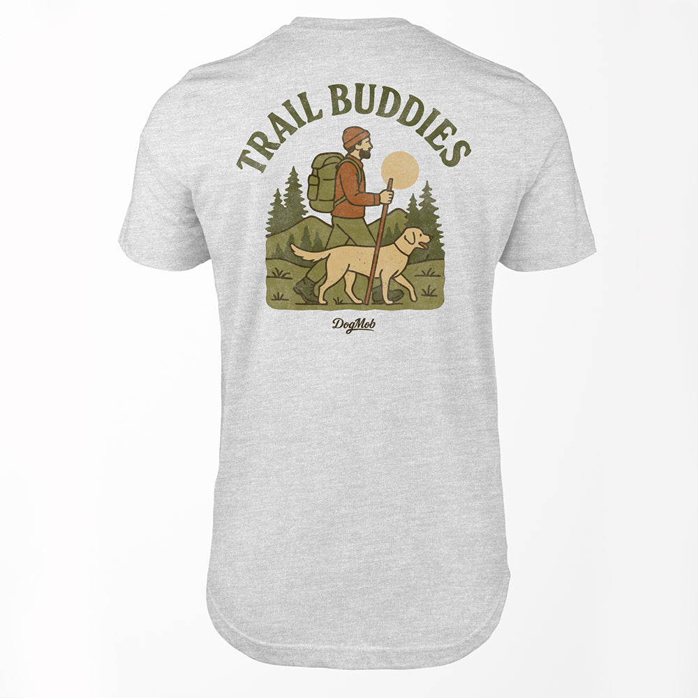 Trail Buddies Premium Tee Heather Grey