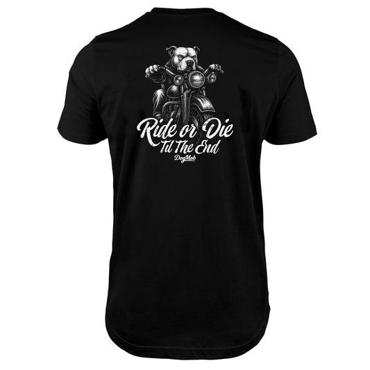 Ride Or Die Til The End Premium Tee Black