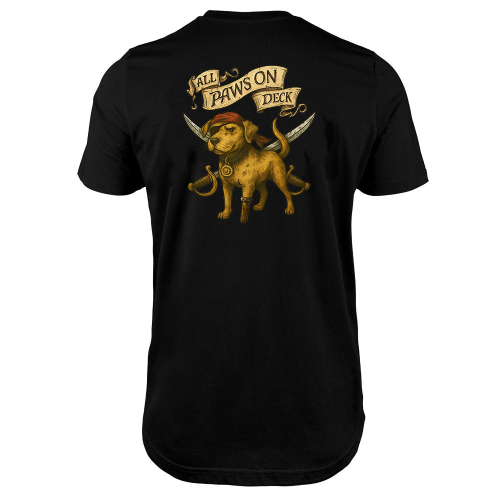 All Paws On Deck Premium Tee Black