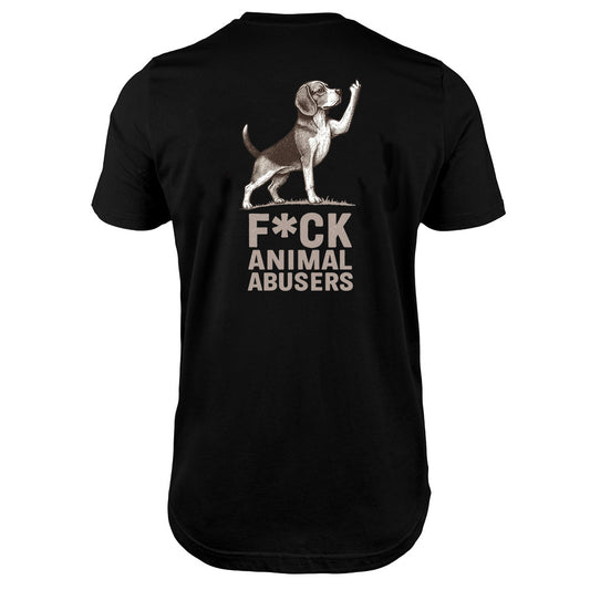 F*ck Animal Abusers Premium Tee Black