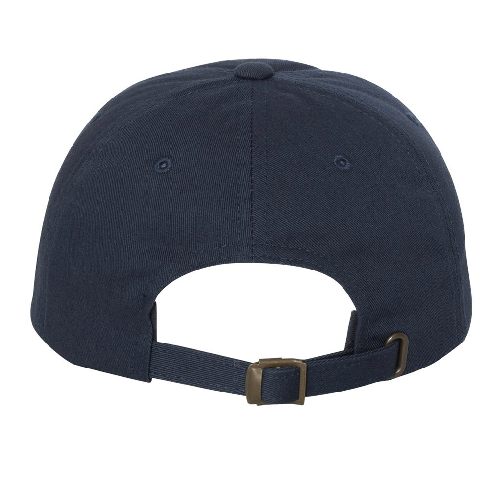 Dog Dad Navy- Embroidered Buckle Closer Dad Hat