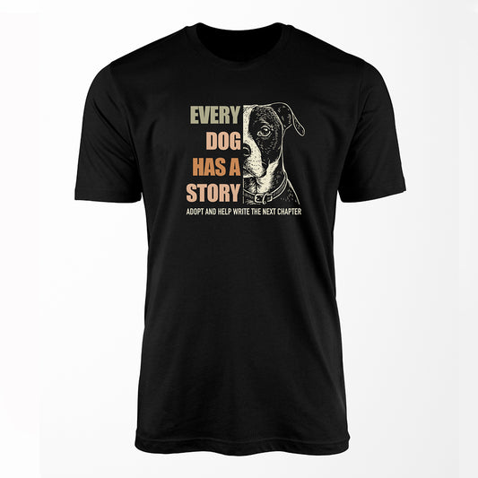 Every Dog Has A Story Premium Tee Black