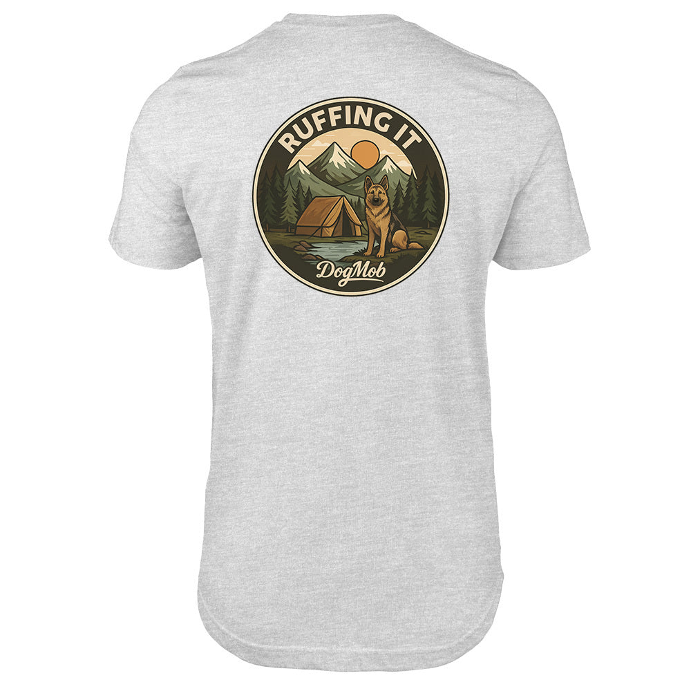 Ruffing It Premium Tee Heather Grey