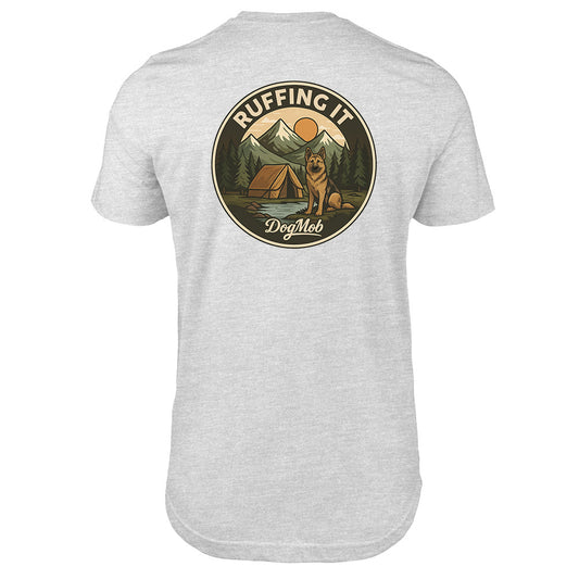 Ruffing It Premium Tee Heather Grey