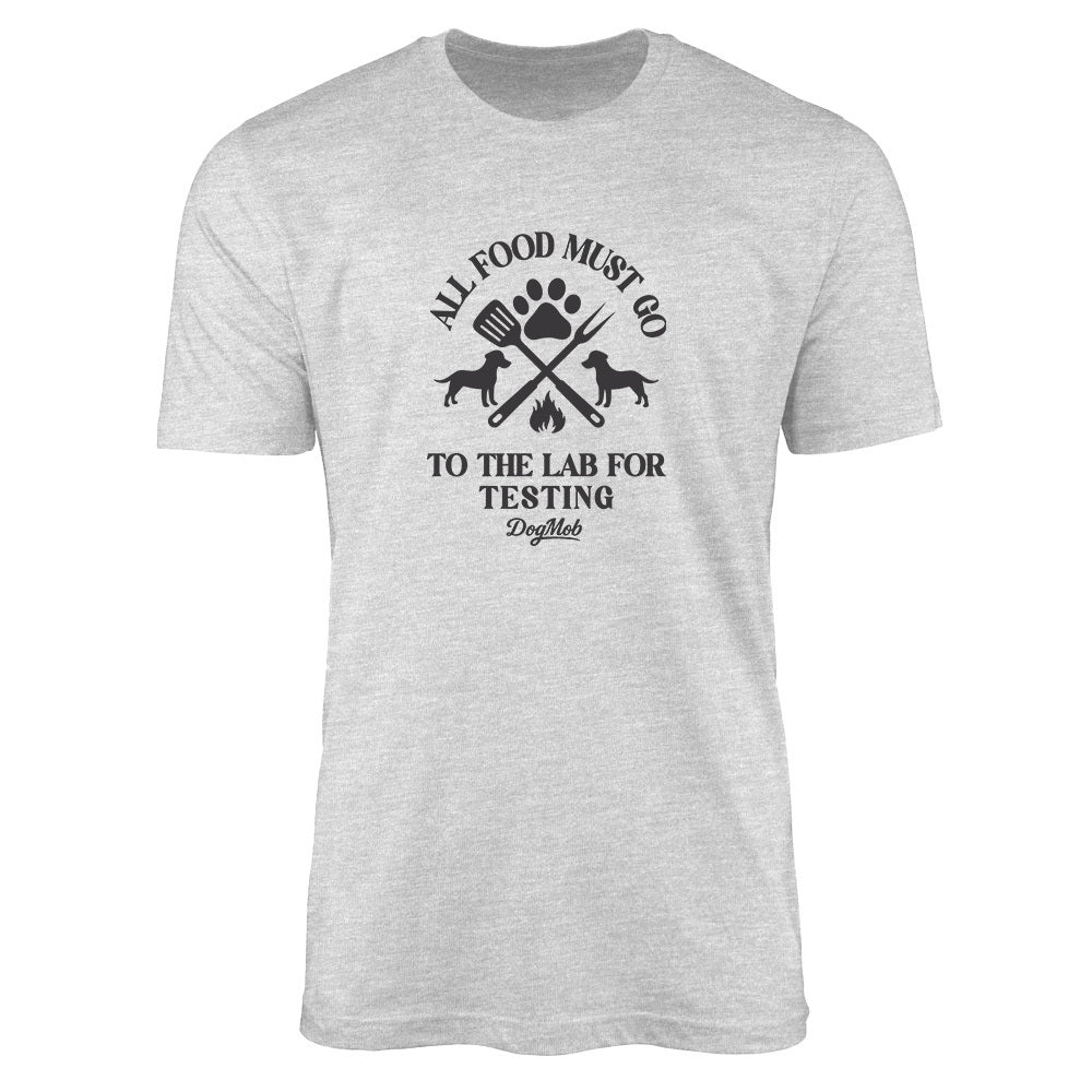 All Food Must Go To The Lab For Testing  Premium Tee Heather Grey