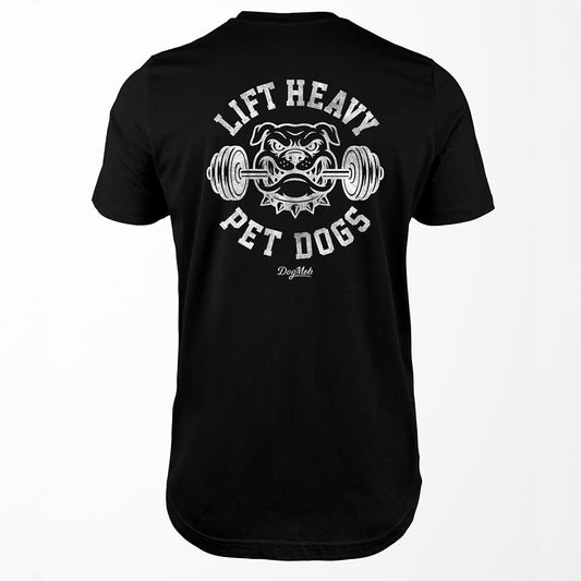 Lift Heavy Pet Dogs Bulldog Premium Tee Black