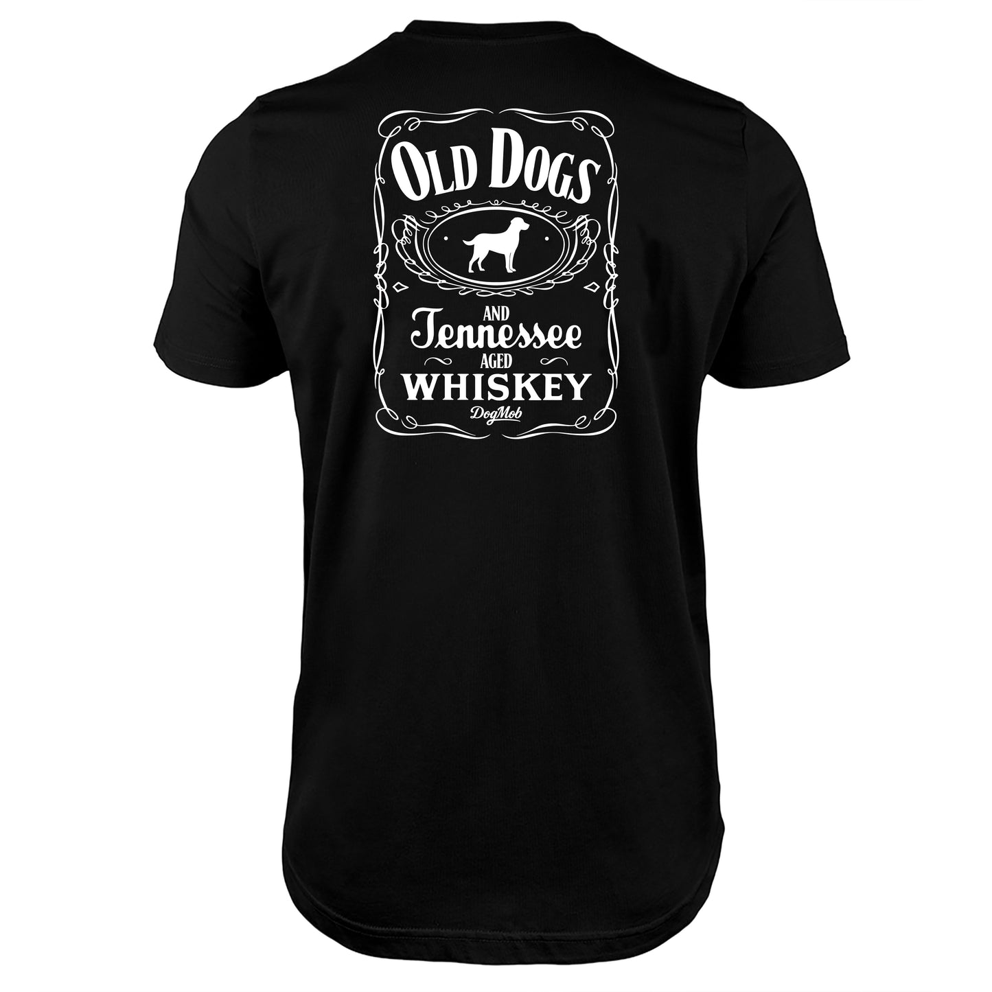 Old Dogs And Tennessee Whiskey Premium Tee Black