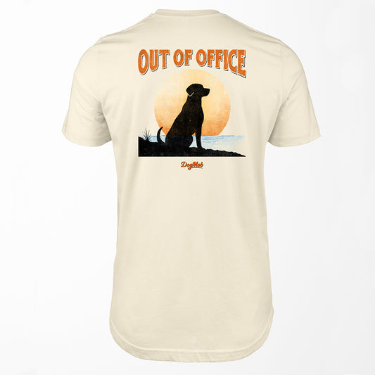 Out Of Office Sunset Premium Tee Natural