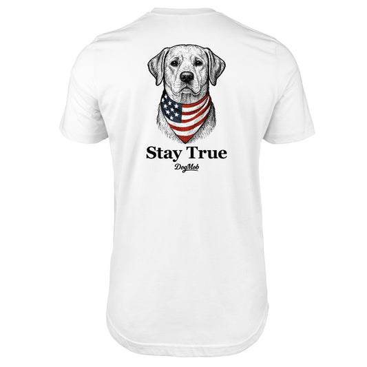 Stay True Premium Tee White