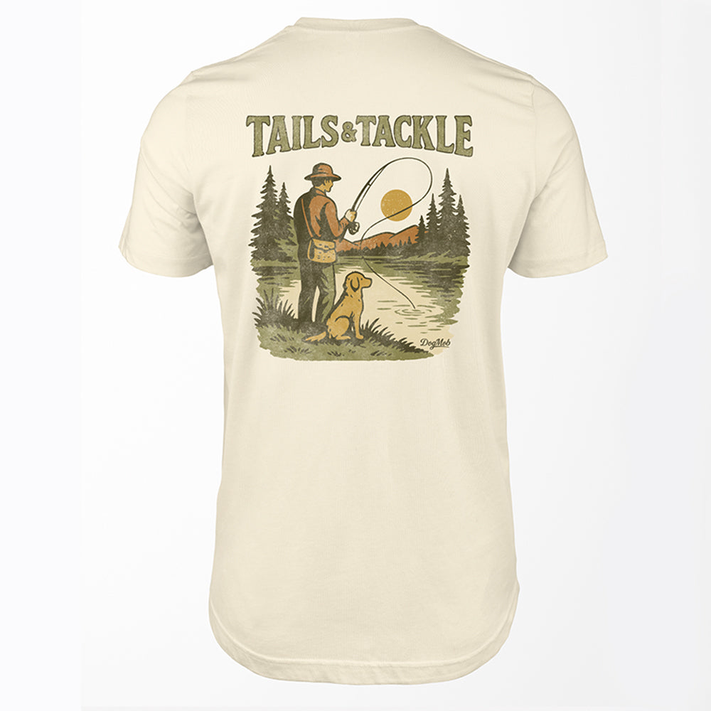 Tails & Tackle Premium Tee Natural