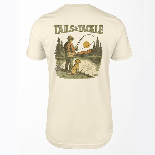 Tails & Tackle Premium Tee Natural