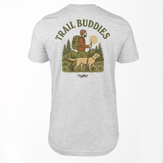 Trail Buddies Premium Tee Heather Grey