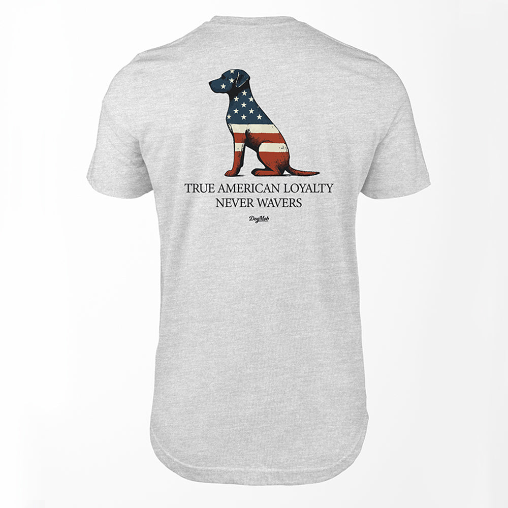 True American Loyalty Premium Tee Heather Grey