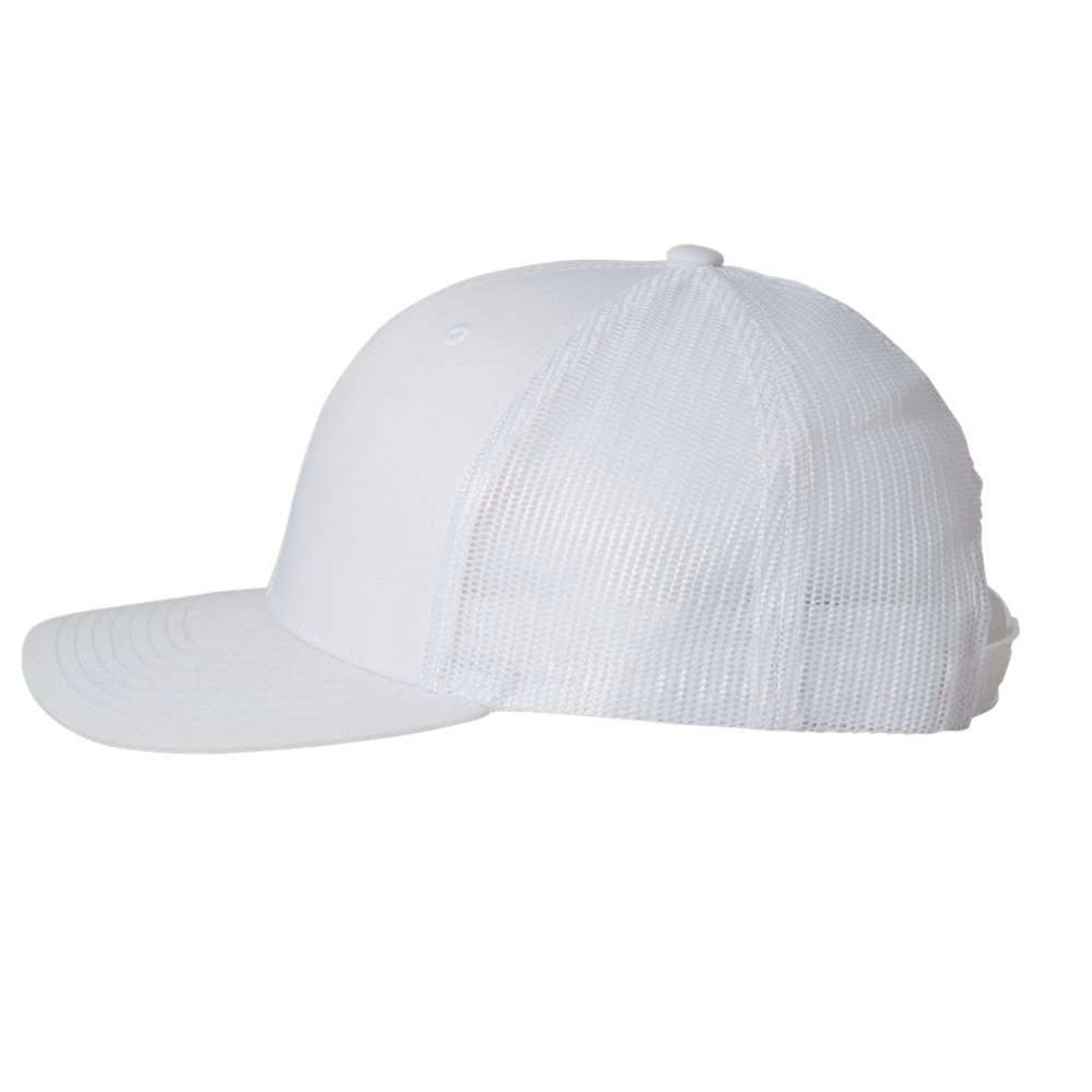 Dog Mob White- Embroidered 5 Panel Snap Back Trucker Hat