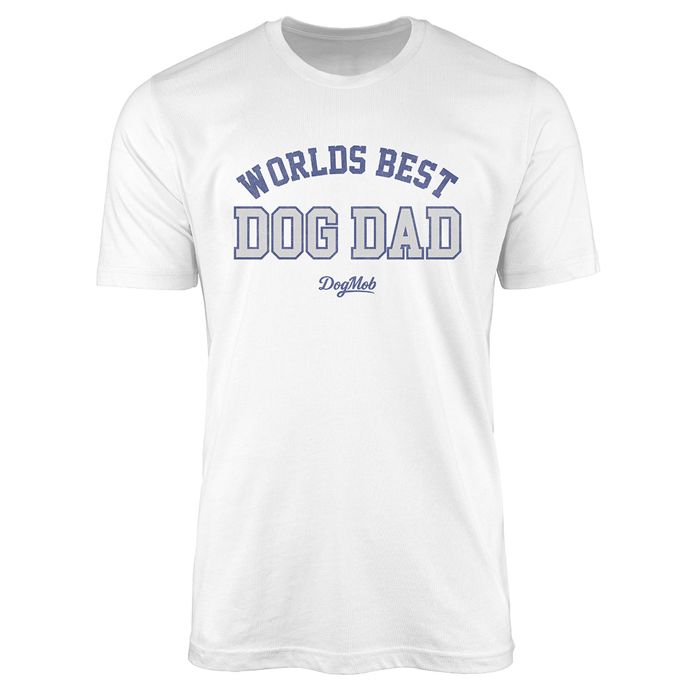 Worlds Best Dog Dad Premium Tee White