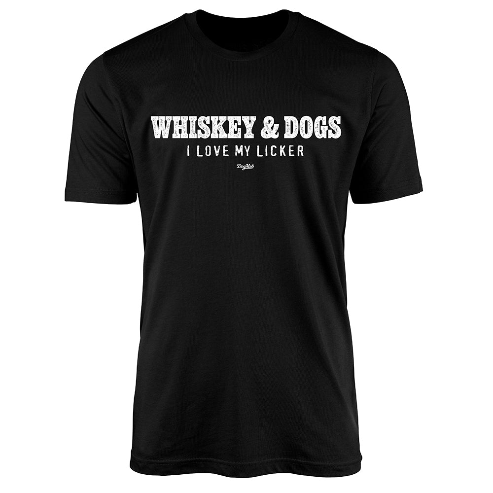 Whiskey & Dogs Premium Tee Black