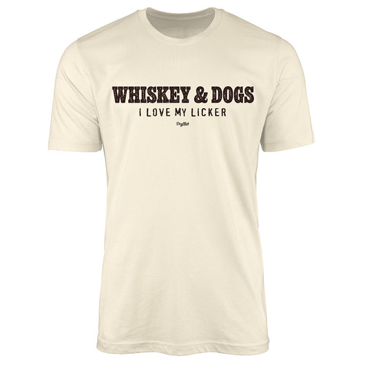 Whiskey & Dogs Premium Tee Natural